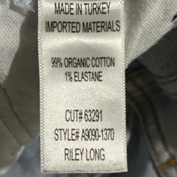 Agolde High Rise Blue Jeans - Picture 9 of 10